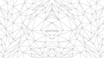 Abstract geometric pattern, white background, with triangles vector