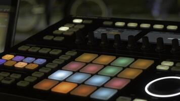 Sound music mixer control panel. Recording Studio. music concept, Shallow depth of field photo