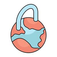 Modern design icon of globe vector