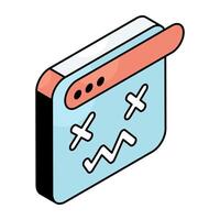 Modern design icon of web hacking vector