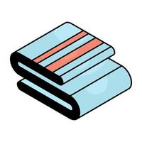 Modern design icon of towel vector