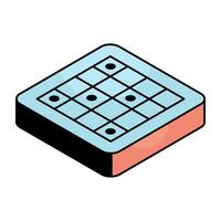 Perfect design icon of bingo game vector