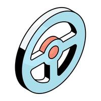 Modern design icon of steering vector