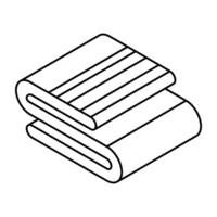 Modern design icon of towel vector