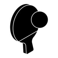 A perfect design icon of table tennis vector