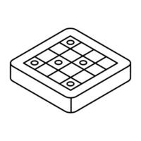 Perfect design icon of bingo game vector