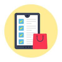 Perfect design icon of wishlist vector