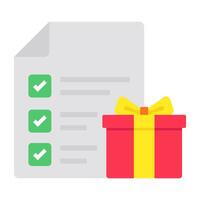 Perfect design icon of shopping list vector