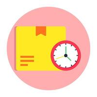 Perfect design icon of delivery time vector