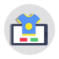 Unique design icon of online shopping vector
