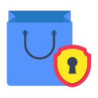 A colored vectors design of secure shopping