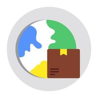 A perfect design icon of global delivery vector