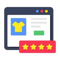 Unique design icon of online shopping vector