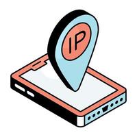 Perfect design icon of ip address vector