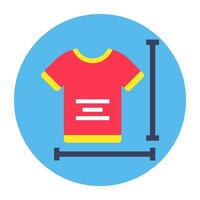 An icon design of shirt measurement, editable vectors