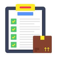 Perfect design icon of logistic list vector