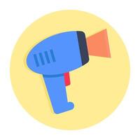 A colored design icon of barcode scanner vector