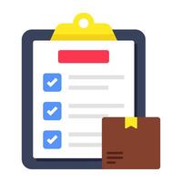 Perfect design icon of logistic list vector