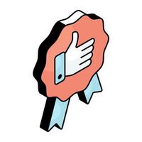 Feedback icon, editable vectors