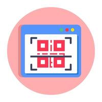 Vectors design of scan barcode