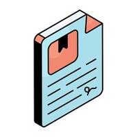 An icon design of logistic contract vector