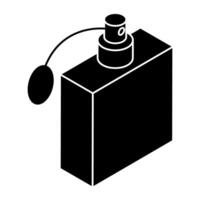 Modern design icon of perfume vector