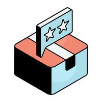Modern design icon of parcel tracking vector