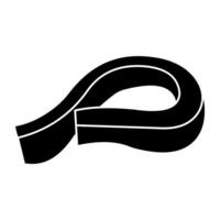 A beautiful design icon of scarf vector