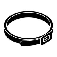 An icon design of belt vector