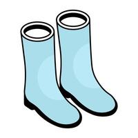 A flat design icon of sandal vector