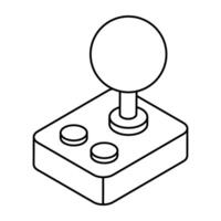 Modern design icon of joystick vector