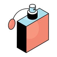 Modern design icon of perfume vector