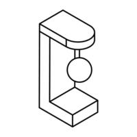 An icon design of arcade punching game vector