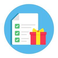 Perfect design icon of shopping list vector