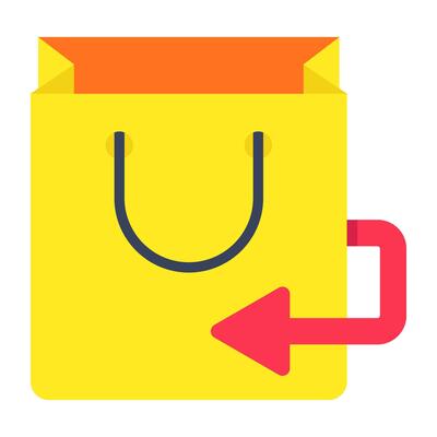 Parcel return vectors icons