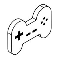 Modern design icon of gamepad vector