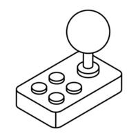 Modern design icon of gamepad vector