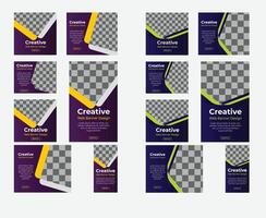abstract design banner web template. vector