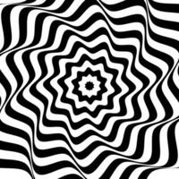 Psychedelic hypnotic swirl spiral hypnosis pattern vector