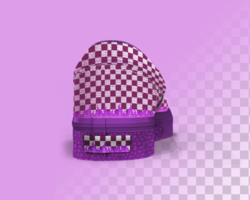 Back Perspective 3D Slip-On Shoe Mockup - Fully Editable and Realistic psd