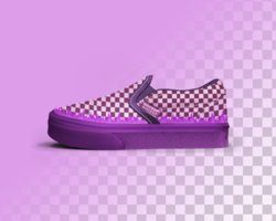 Left Perspective 3D Slip-On Shoe Mockup - Fully Customizable Design psd