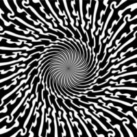 Psychedelic hypnotic spiral pattern hypnosis swirl vector