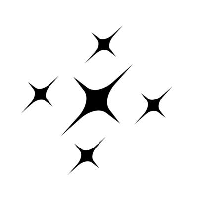 Twinkle star icon. Clean star icon. Shine icon.