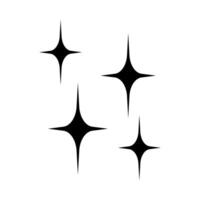 Clean star icon. Shine icon. Twinkle star icon. vector