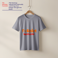 Blank TShirt Mockup Featuring Modern Display for Custom Design Projects psd