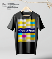 TShirt Mockup for Displaying Graphic Design Projects and Fashion Concepts psd