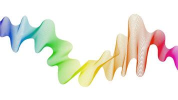 Abstract backdrop with wave gradient lines vector