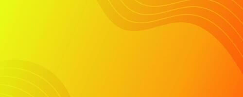 Modern colorful gradient background with wave lines vector