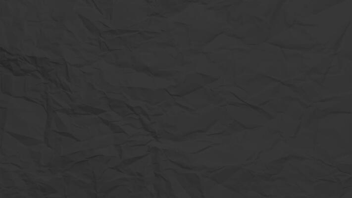 Black clean crumpled paper