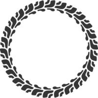 Vintage Circular Leaf Motifs for Timeless Decorative Designs vector